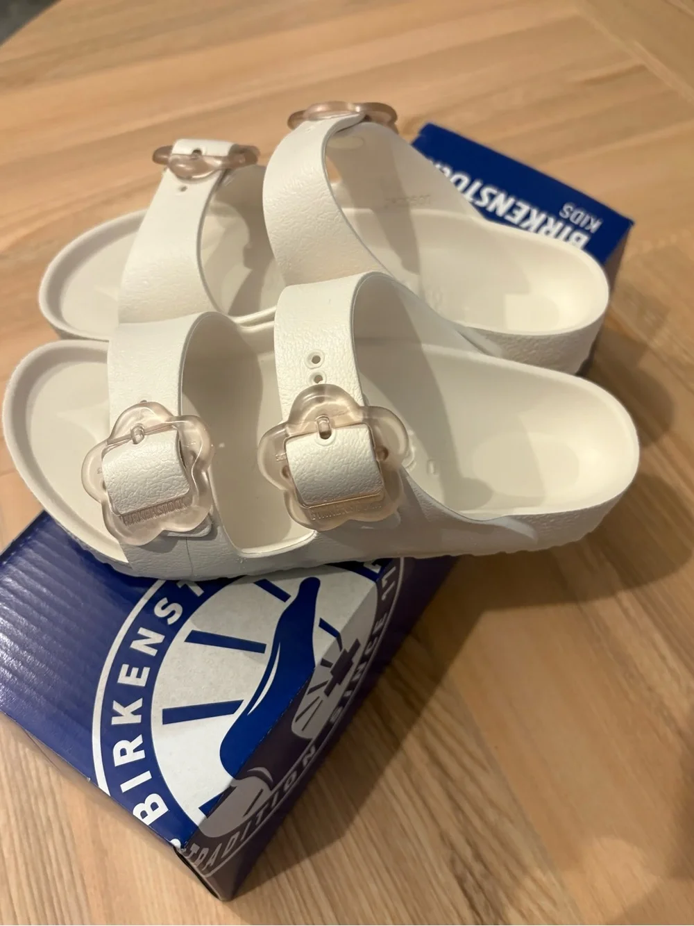 Kids Birkenstock Two-Strap Buckle Sandals